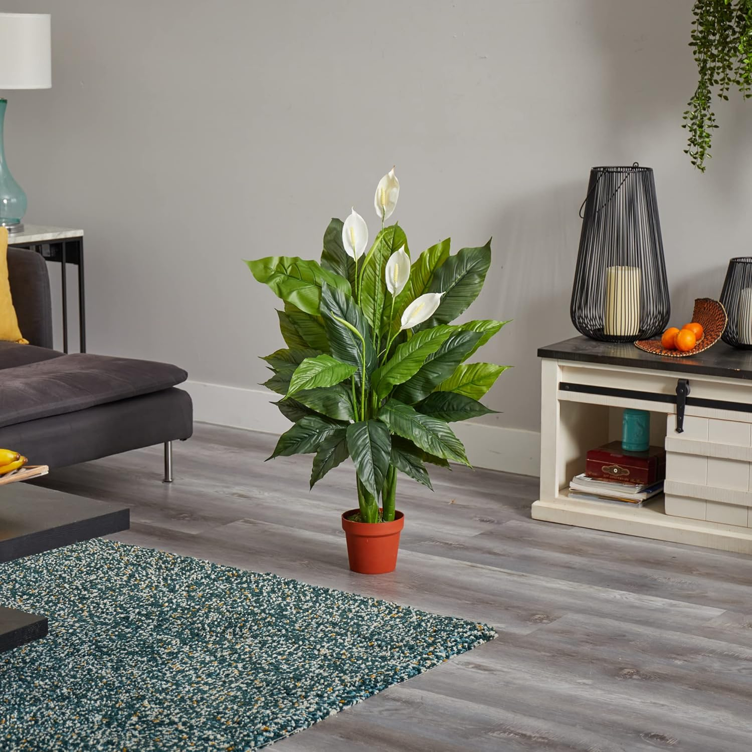 110cm Τεχνητό Διακοσμητικό Φυτό Σπαθίφυλλο 110cm Τεχνητό Διακοσμητικό Φυτό Σπαθίφυλλο