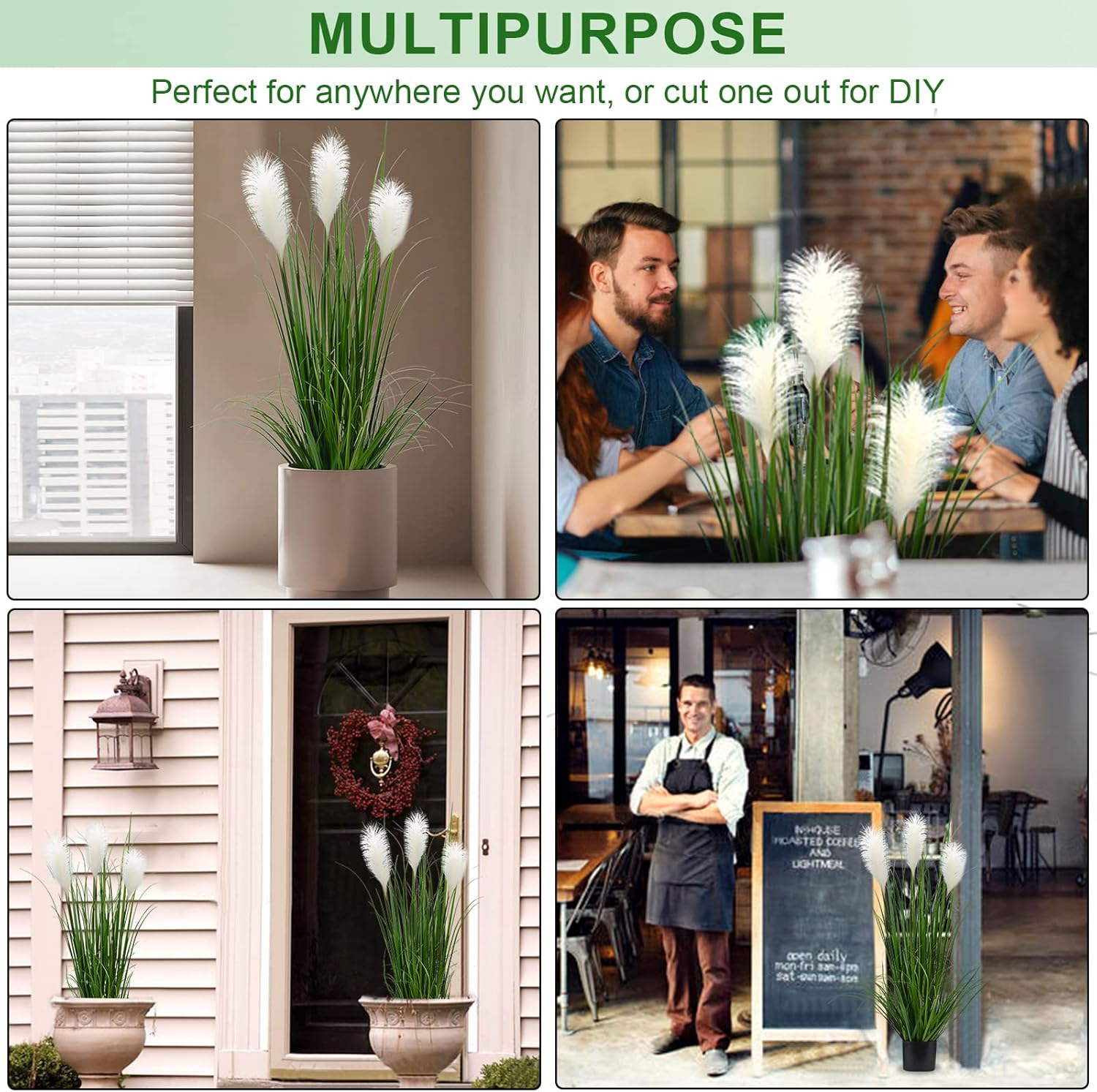 180cm Τεχνητά Διακοσμητικό Φυτό Pampas Grass σε Γλάστρα 180cm Τεχνητά Διακοσμητικό Φυτό Pampas Grass σε Γλάστρα