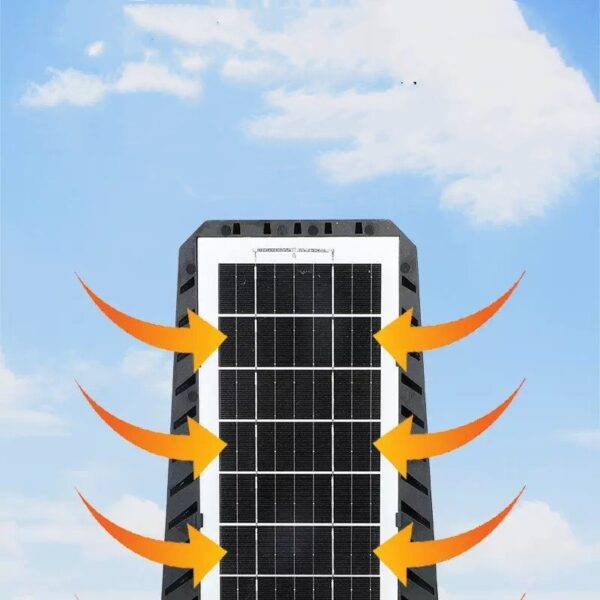 200W Αδιάβροχος Ηλιακός Προβολέας Δρόμου με 8 COB & 144 LED - Τηλεχειριστήριο, Ανιχνευτής Κίνησης & Πάνελ - Aerbes 200W Αδιάβροχος Ηλιακός Προβολέας Δρόμου με 8 COB & 144 LED - Τηλεχειριστήριο, Ανιχνευτής Κίνησης & Πάνελ - Aerbes
