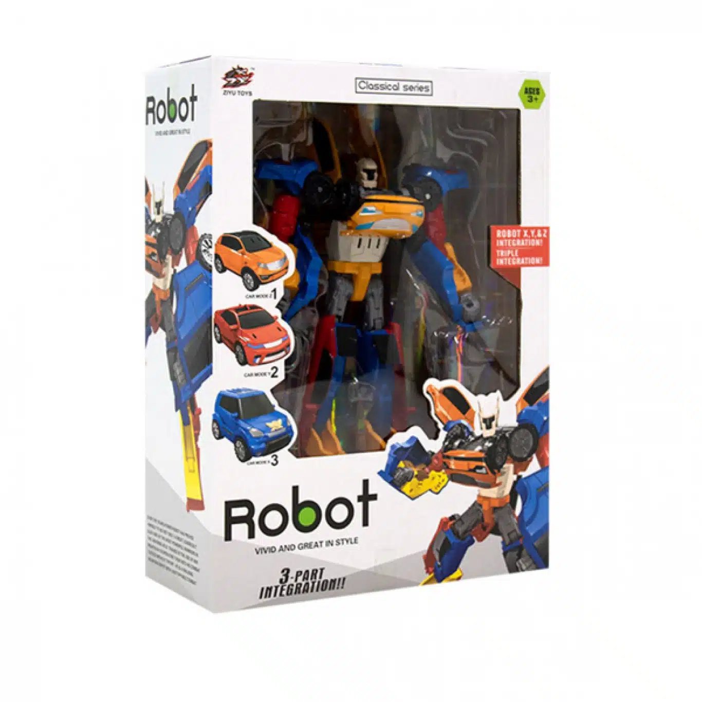 3 σε 1 Ρομπότ Φιγούρα που Μετατρέπεται σε Αυτοκίνητο 36×10.5×28 cm 3 σε 1 Ρομπότ Φιγούρα που Μετατρέπεται σε Αυτοκίνητο 36×10.5×28 cm