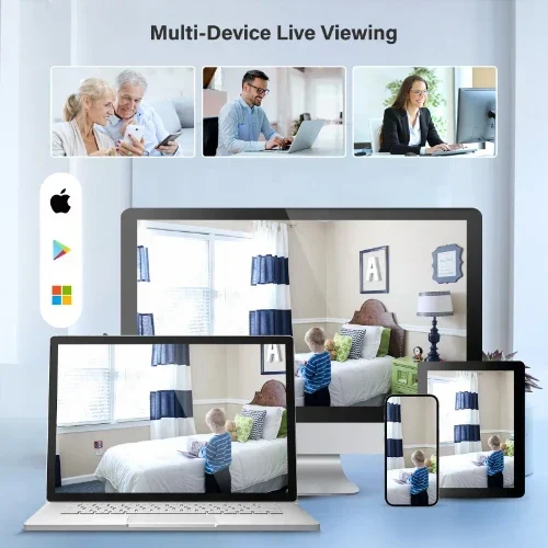 3MP APP Κάμερα Ασφαλείας 2K Night Outdoor WiFi Vision Smart CCTV 3MP APP Κάμερα Ασφαλείας 2K Night Outdoor WiFi Vision Smart CCTV