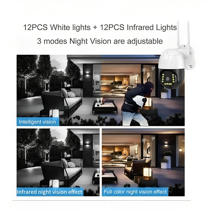 Αδιάβροχη Εξωτερική IP Κάμερα Καταγραφής 360° 1080p WiFi - Με Αμφίδρομη Επικοινωνία - Andowl Αδιάβροχη Εξωτερική IP Κάμερα Καταγραφής 360° 1080p WiFi - Με Αμφίδρομη Επικοινωνία - Andowl