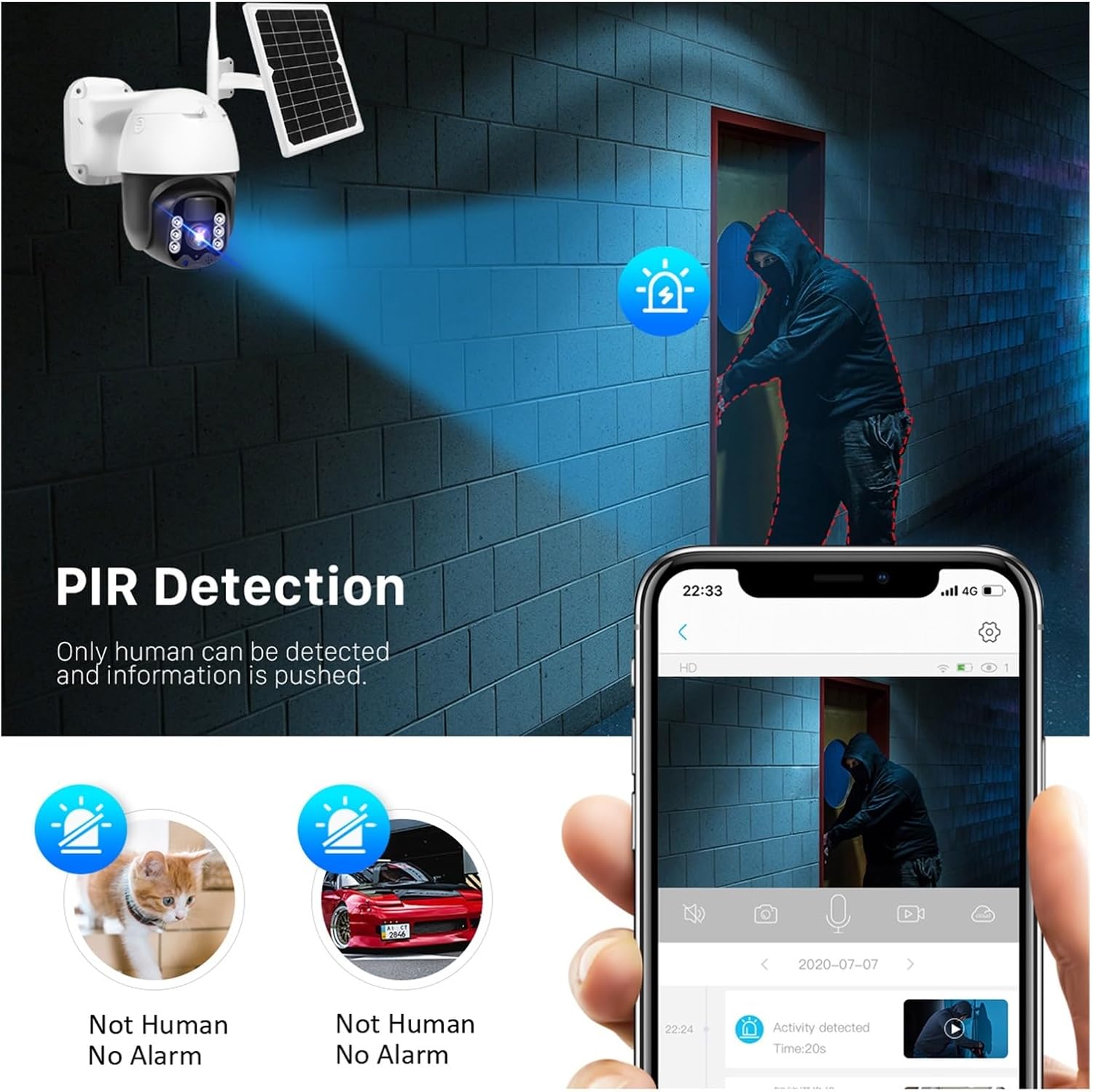 Αδιάβροχη Ηλιακή κάμερα WIFI HD 4K με Αμφίδρομη Επικοινωνία - Andowl Αδιάβροχη Ηλιακή κάμερα WIFI HD 4K με Αμφίδρομη Επικοινωνία - Andowl