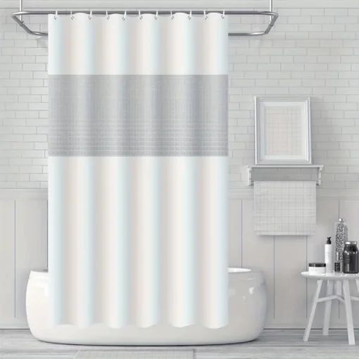 Αδιάβροχη Πλαστική Κουρτίνα Μπάνιου 180×180 cm Λευκή Αδιάβροχη Πλαστική Κουρτίνα Μπάνιου 180×180 cm Λευκή