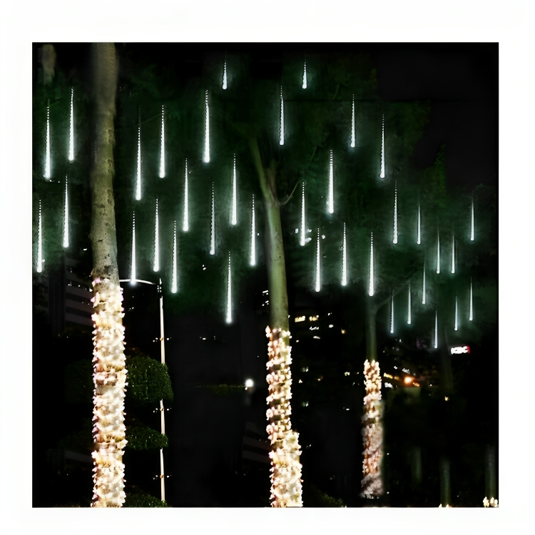 Αδιάβροχη Χριστουγεννιάτικη Κουρτίνα 10 LED Σταγόνες - Σταλακτίτες - Λευκού Ψυχρού Φωτισμού - 5μ - Arrango Αδιάβροχη Χριστουγεννιάτικη Κουρτίνα 10 LED Σταγόνες - Σταλακτίτες - Λευκού Ψυχρού Φωτισμού - 5μ - Arrango