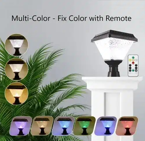 Αδιάβροχο Ηλιακό Φωτιστικό Κήπου LED RGB 100W Aerbes Μαύρο με Τηλεχειρηστήριο Αδιάβροχο Ηλιακό Φωτιστικό Κήπου LED RGB 100W Aerbes Μαύρο με Τηλεχειρηστήριο