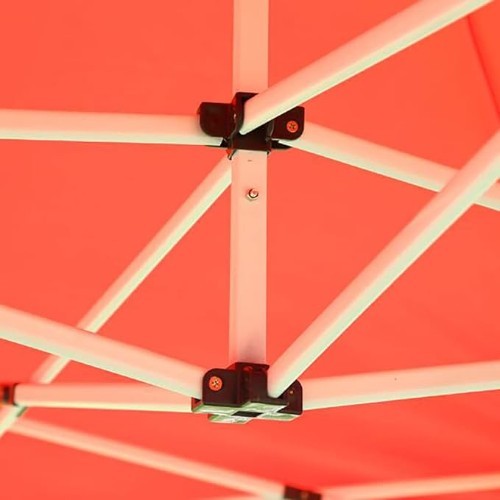 Αδιάβροχο Πτυσσόμενο Κιόσκι-Τέντα Εξωτερικού Χώρου Αντιανεμικό 3x3m σε Κόκκινο Χρώμα Αδιάβροχο Πτυσσόμενο Κιόσκι-Τέντα Εξωτερικού Χώρου Αντιανεμικό 3x3m σε Κόκκινο Χρώμα