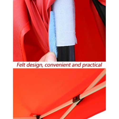 Αδιάβροχο Πτυσσόμενο Κιόσκι-Τέντα Εξωτερικού Χώρου Αντιανεμικό 3x3m σε Κόκκινο Χρώμα Αδιάβροχο Πτυσσόμενο Κιόσκι-Τέντα Εξωτερικού Χώρου Αντιανεμικό 3x3m σε Κόκκινο Χρώμα