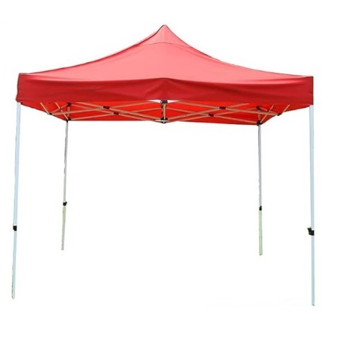 Αδιάβροχο Πτυσσόμενο Κιόσκι-Τέντα Εξωτερικού Χώρου Αντιανεμικό 3x3m σε Κόκκινο Χρώμα Αδιάβροχο Πτυσσόμενο Κιόσκι-Τέντα Εξωτερικού Χώρου Αντιανεμικό 3x3m σε Κόκκινο Χρώμα
