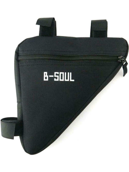 Αδιάβροχο Γωνιακό Τσαντάκι Σκελετού Ποδηλάτου Μαύρο B-Soul 20x18.5x4cm Nylon Αδιάβροχο Γωνιακό Τσαντάκι Σκελετού Ποδηλάτου Μαύρο B-Soul 20x18.5x4cm Nylon
