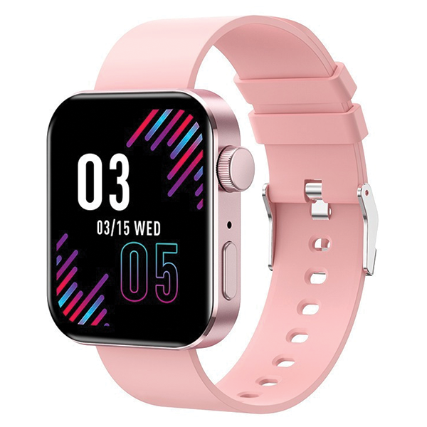 Αδιάβροχο Βιομετρικό Smart Watch με Οθόνη 1.72″, Παλμογράφο, Θερμιδομετρητή, Πιεσόμετρο, Οξύμετρο, Μέτρηση Βημάτων και Ποιότητα Ύπνου Ροζ Αδιάβροχο Βιομετρικό Smart Watch με Οθόνη 1.72″, Παλμογράφο, Θερμιδομετρητή, Πιεσόμετρο, Οξύμετρο, Μέτρηση Βημάτων και Ποιότητα Ύπνου Ροζ