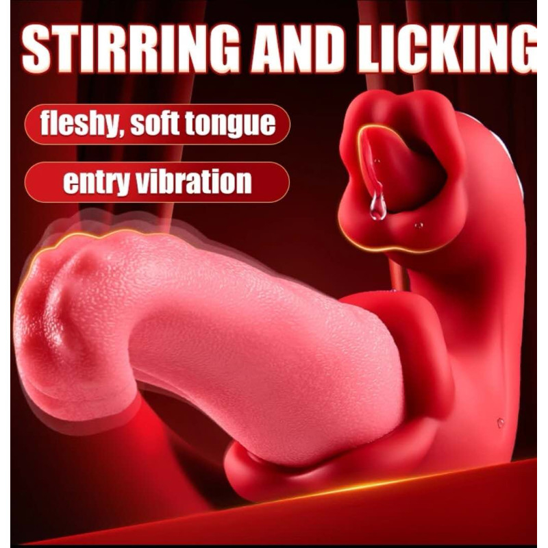 Αδιάβροχος Επαναφορτιζόμενος Δονητής 2 σε 1 με Ρεαλιστική Αίσθηση και 10 Επίπεδα Δόνησης Αδιάβροχος Επαναφορτιζόμενος Δονητής 2 σε 1 με Ρεαλιστική Αίσθηση και 10 Επίπεδα Δόνησης