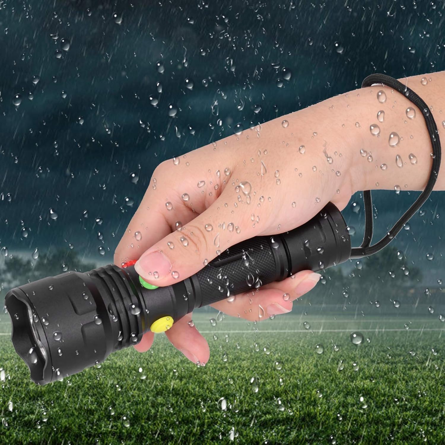 Αδιάβροχος Επαναφορτιζόμενος Φακός Σηματοδοσίας 4 Χρωμάτων με Μαγνητική Βάση Αδιάβροχος Επαναφορτιζόμενος Φακός Σηματοδοσίας 4 Χρωμάτων με Μαγνητική Βάση