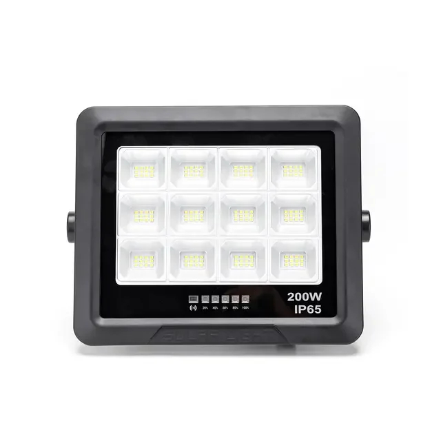 Aδιάβροχος Ηλιακός Προβολέας LED 200W με Πάνελ & Τηλεχειριστήριο - 2000lm, 6500K, IP65 - Aigostar Aδιάβροχος Ηλιακός Προβολέας LED 200W με Πάνελ & Τηλεχειριστήριο - 2000lm, 6500K, IP65 - Aigostar