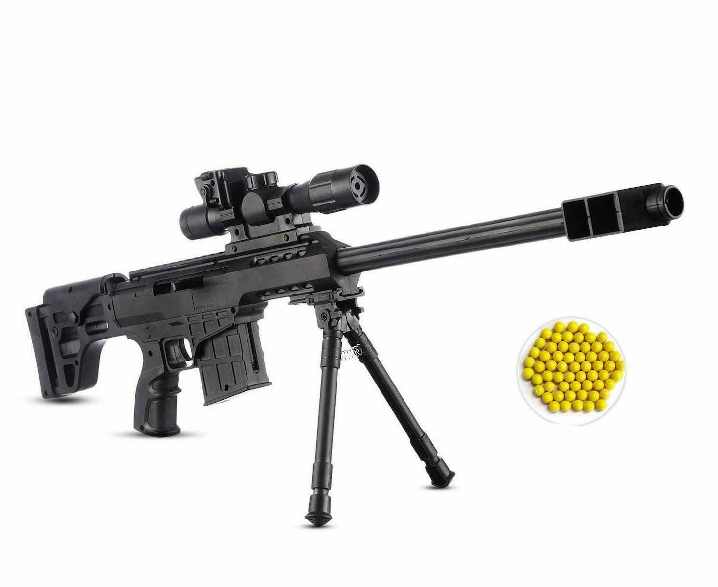 Αεροβόλο Όπλο Σκοποβολής Ευθύβολο με Laser για Μπίλιες 6mm Airsoft Gun Αεροβόλο Όπλο Σκοποβολής Ευθύβολο με Laser για Μπίλιες 6mm Airsoft Gun