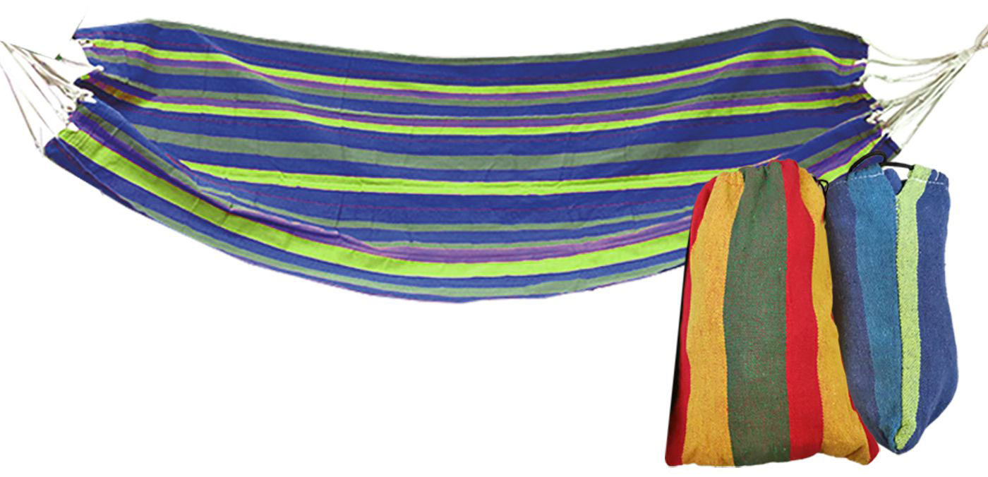 Αιώρα Μονή Βαμβακερή με Θήκη Μεταφοράς 180x80cm Αιώρα Μονή Βαμβακερή με Θήκη Μεταφοράς 180x80cm