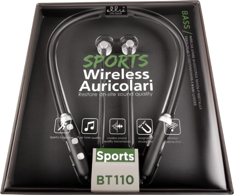 Ακουστικά Bluetooth Handsfree Ellietech BT110 – In-ear Αθλητικά με Στέκα Λαιμού | Ανθεκτικά στον Ιδρώτα, Μαγνητικά, για Τρέξιμο, Ασημί Ακουστικά Bluetooth Handsfree Ellietech BT110 – In-ear Αθλητικά με Στέκα Λαιμού | Ανθεκτικά στον Ιδρώτα, Μαγνητικά, για Τρέξιμο, Ασημί