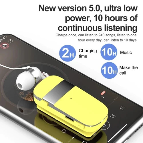 Ακουστικό Bluetooth Handsfree In-Ear με Δυνατότητα Σύνδεησης 2 Συσκευών & Κλιπ - Fineblue Ακουστικό Bluetooth Handsfree In-Ear με Δυνατότητα Σύνδεησης 2 Συσκευών & Κλιπ - Fineblue