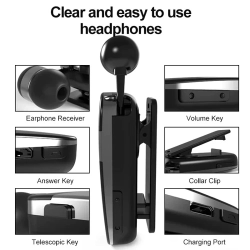 Ακουστικό Bluetooth Handsfree In-Ear με Δυνατότητα Σύνδεησης 2 Συσκευών & Κλιπ - Fineblue Ακουστικό Bluetooth Handsfree In-Ear με Δυνατότητα Σύνδεησης 2 Συσκευών & Κλιπ - Fineblue