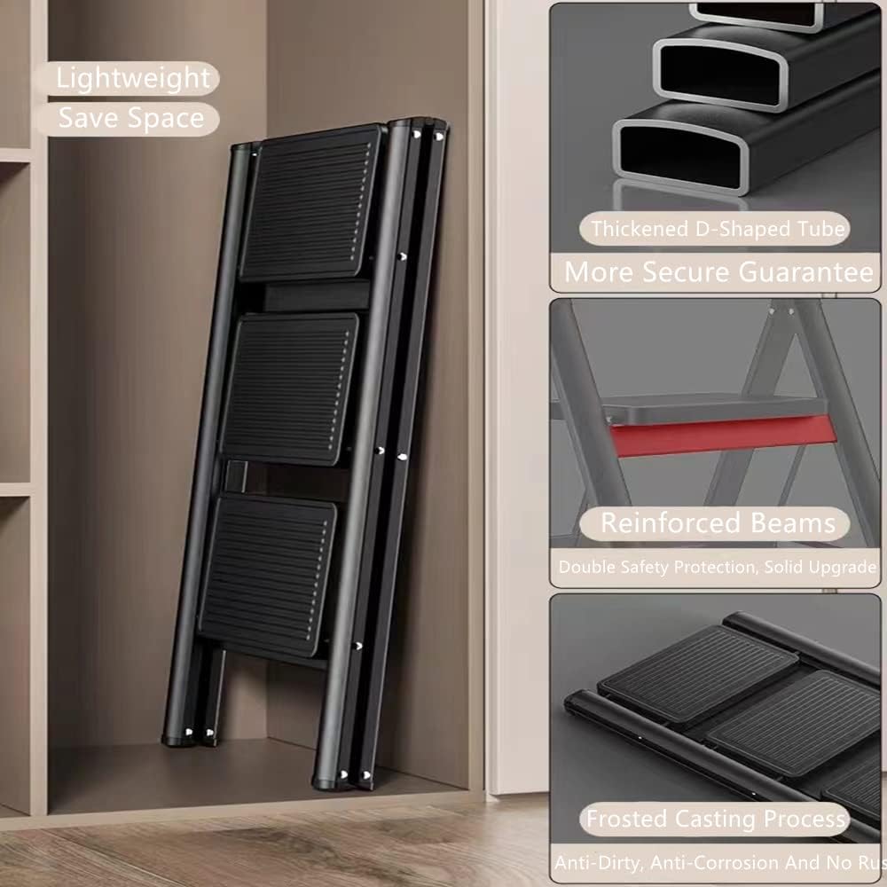 Αναδιπλούμενη Σκάλα Αλουμινίου με 3 Σκαλοπάτια - Με Αντοχή έως 270 Kg Αναδιπλούμενη Σκάλα Αλουμινίου με 3 Σκαλοπάτια - Με Αντοχή έως 270 Kg