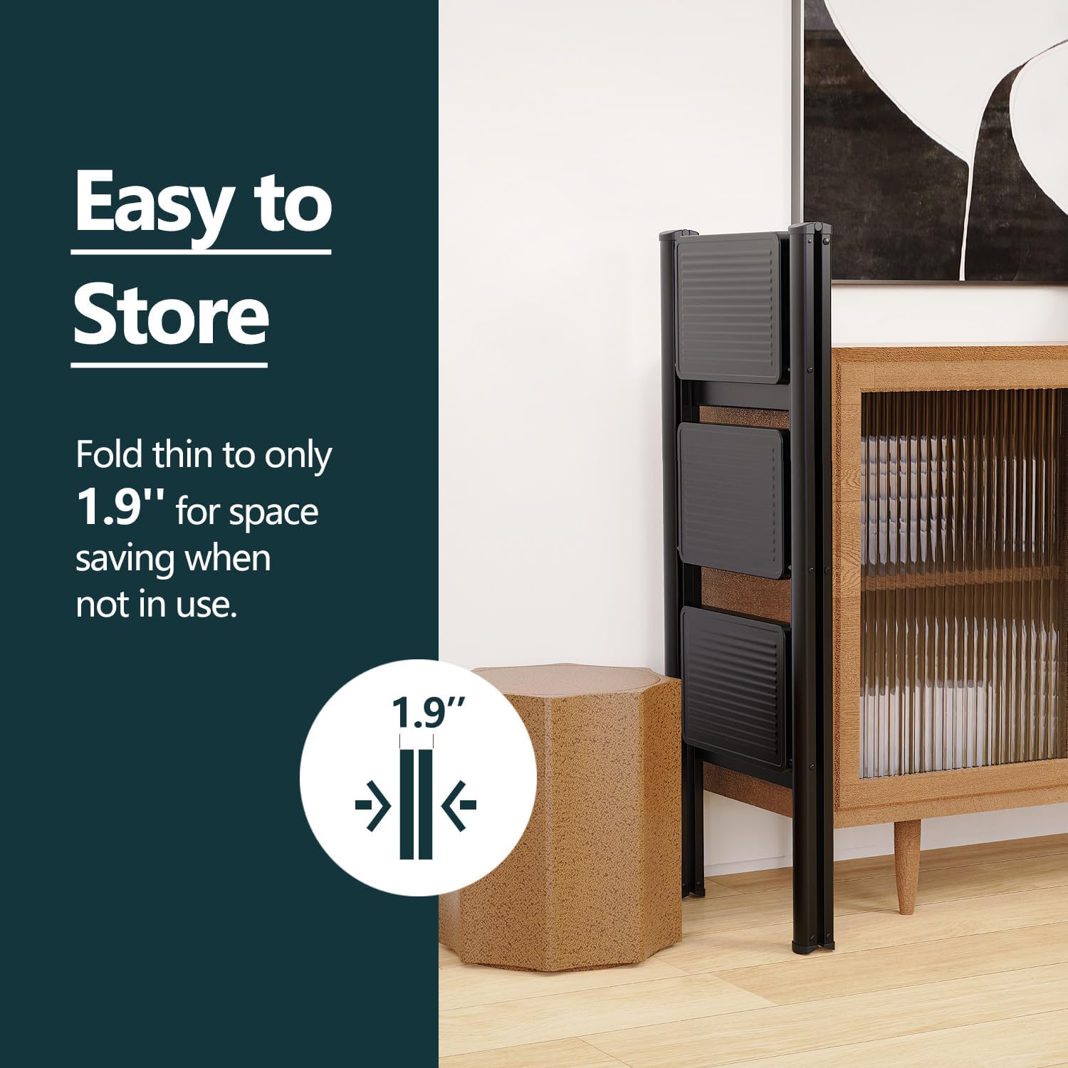 Αναδιπλούμενη Σκάλα Αλουμινίου με 3 Σκαλοπάτια - Με Αντοχή έως 270 Kg Αναδιπλούμενη Σκάλα Αλουμινίου με 3 Σκαλοπάτια - Με Αντοχή έως 270 Kg