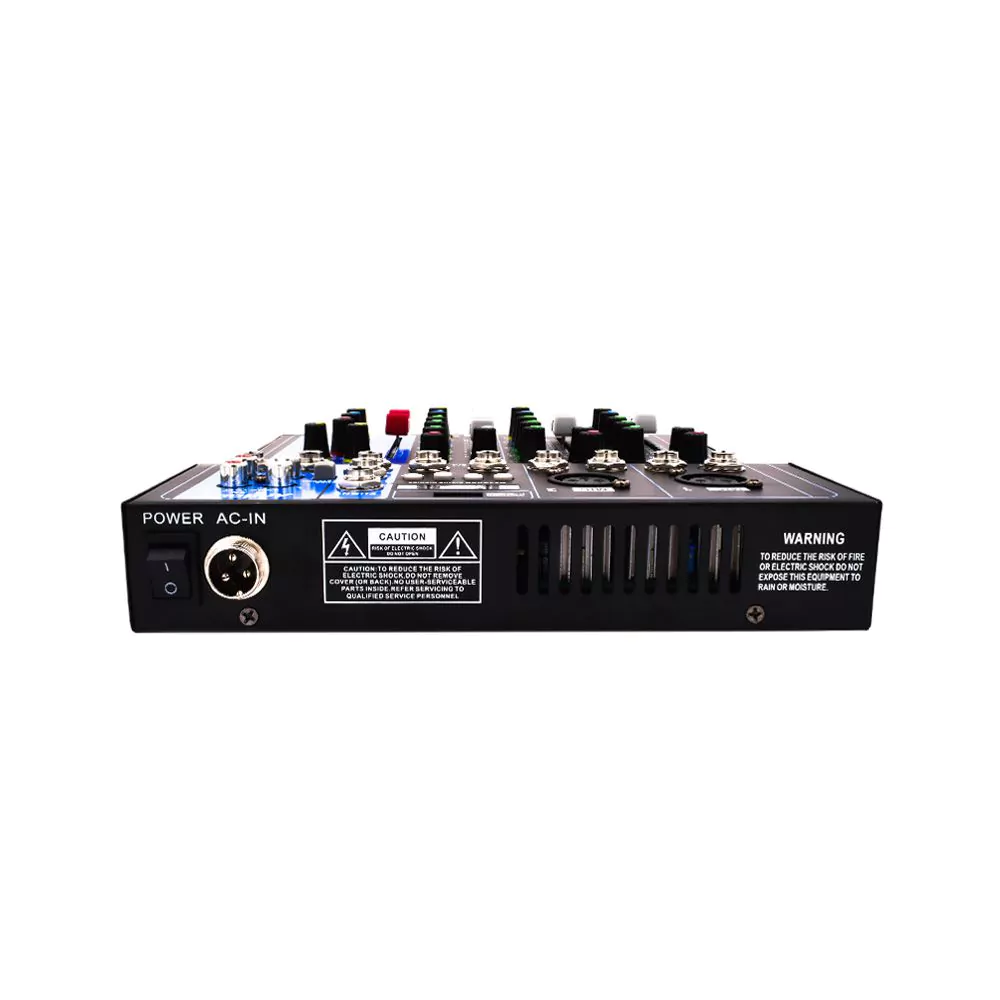 Αναλογική Κονσόλα Μιξαρίσματος USB, Bluetooth για DJ & Καραόκε 4 Καναλιών Andowl Μαύρο Αναλογική Κονσόλα Μιξαρίσματος USB, Bluetooth για DJ & Καραόκε 4 Καναλιών Andowl Μαύρο