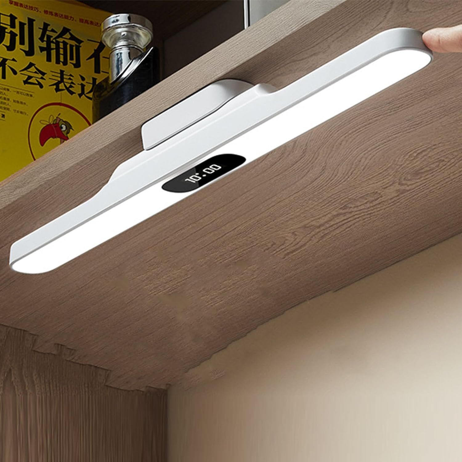 Andowl Επαναφορτιζόμενο LED Φωτιστικό για Ντουλάπες με Μπαταρία, Φωτοκύτταρο και Αυτοκόλλητο Τοποθέτησης - Λευκό Andowl Επαναφορτιζόμενο LED Φωτιστικό για Ντουλάπες με Μπαταρία, Φωτοκύτταρο και Αυτοκόλλητο Τοποθέτησης - Λευκό