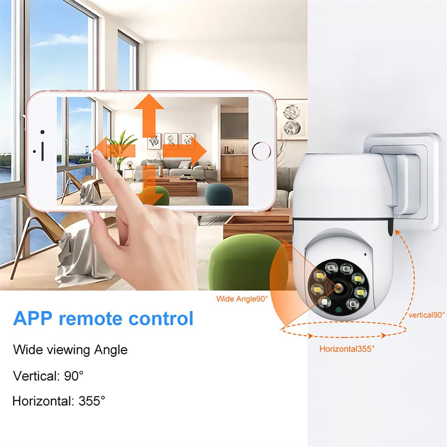 Andowl IP Κάμερα Παρακολούθησης Wi-Fi 1080p Full HD με Αμφίδρομη Επικοινωνία Andowl IP Κάμερα Παρακολούθησης Wi-Fi 1080p Full HD με Αμφίδρομη Επικοινωνία