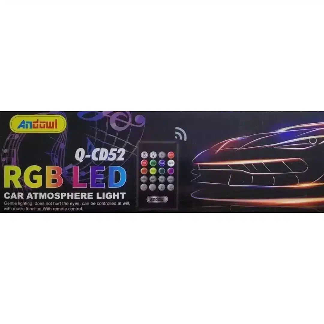 Andowl RGB Led 12V Ατμοσφαιρικά Φώτα Αυτοκινήτου 5050 SMD USB με Τηλεχειριστήριο 140-190cm Andowl RGB Led 12V Ατμοσφαιρικά Φώτα Αυτοκινήτου 5050 SMD USB με Τηλεχειριστήριο 140-190cm