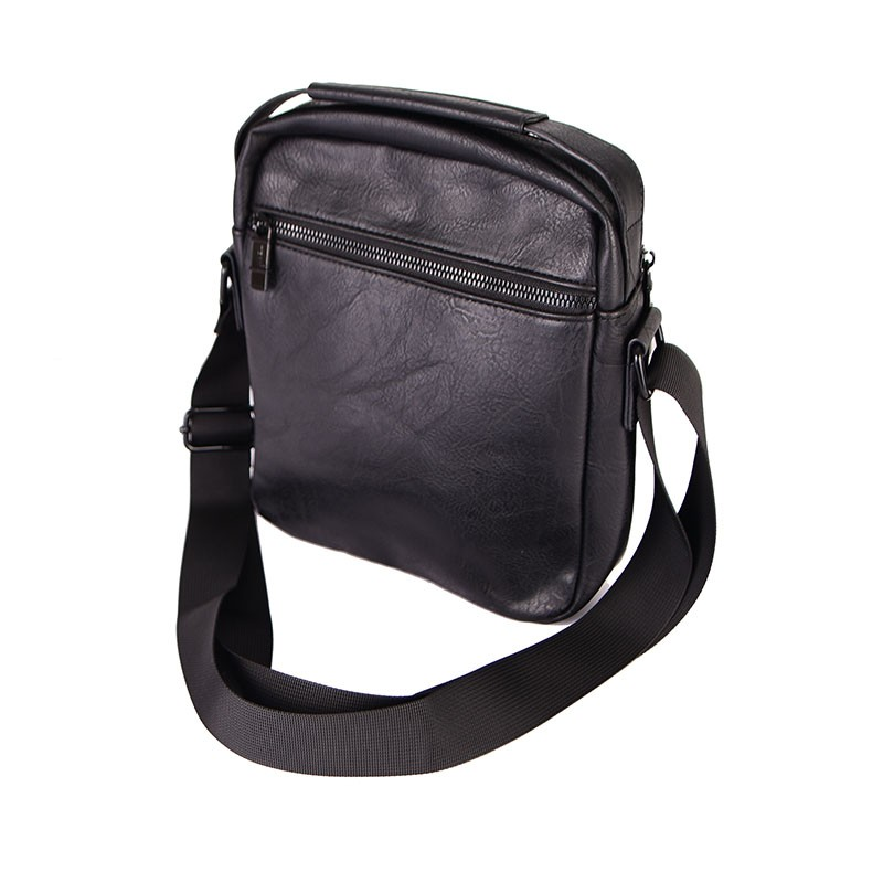 Ανδρικό Τσαντάκι Ώμου - Χειρός από Δερματίνη με Εξωτερικές Τσέπες και Φερμουάρ MCAN Ανδρικό Τσαντάκι Ώμου - Χειρός από Δερματίνη με Εξωτερικές Τσέπες και Φερμουάρ MCAN