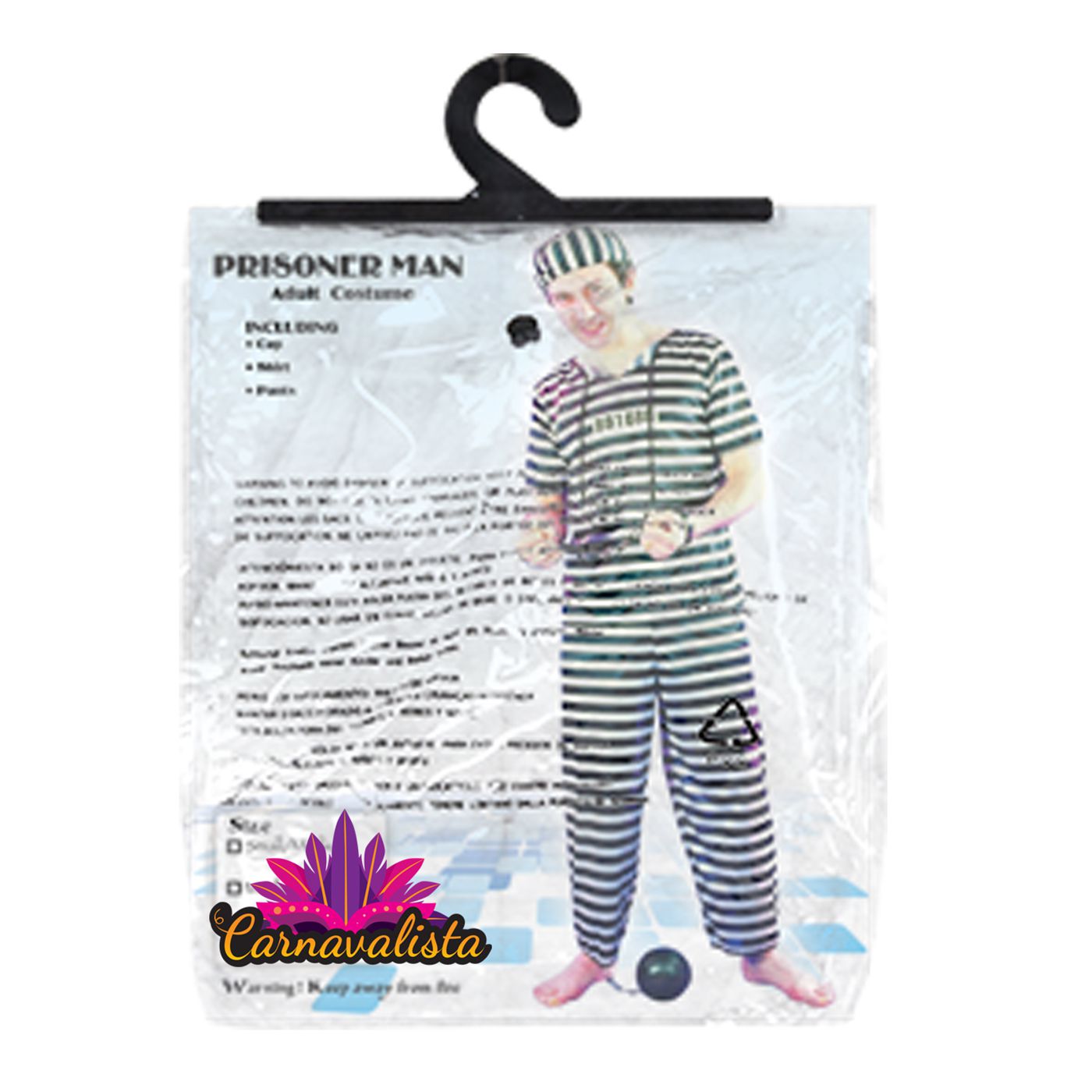 Αποκριάτικη Ανδρική Στολή Φυλακισμένος Αποκριάτικη Ανδρική Στολή Φυλακισμένος