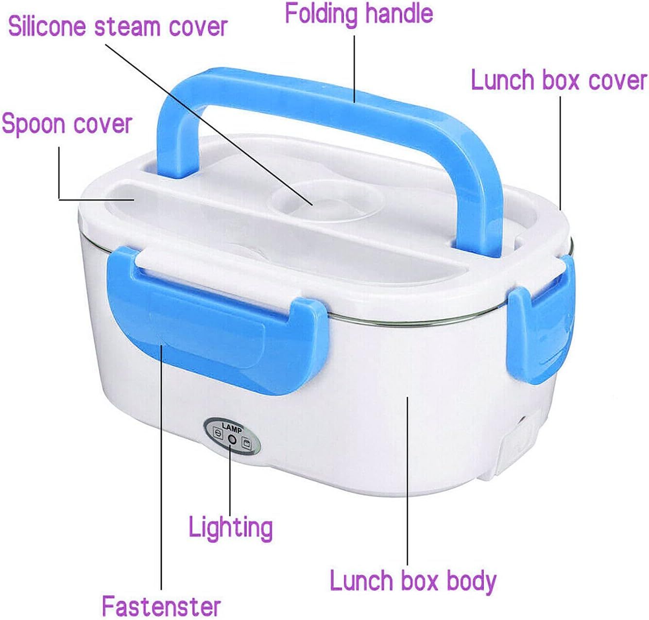 Arrango Ηλεκτρικό Θερμαινόμενο Αεροστεγές Δοχείο Φαγητού 40W Inox Arrango Ηλεκτρικό Θερμαινόμενο Αεροστεγές Δοχείο Φαγητού 40W Inox