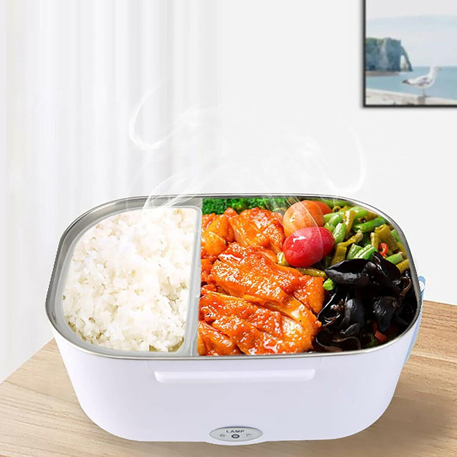 Arrango Ηλεκτρικό Θερμαινόμενο Αεροστεγές Δοχείο Φαγητού 40W Inox Arrango Ηλεκτρικό Θερμαινόμενο Αεροστεγές Δοχείο Φαγητού 40W Inox