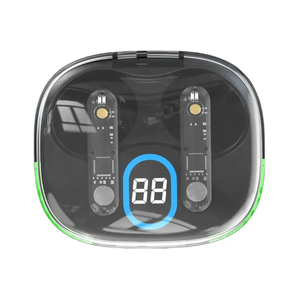 Ασύρματα Ακουστικά Bluetooth με Θήκη Φόρτισης & Οθόνη LED - Ezra Ασύρματα Ακουστικά Bluetooth με Θήκη Φόρτισης & Οθόνη LED - Ezra