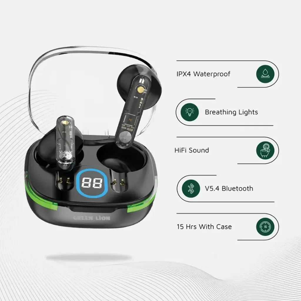Ασύρματα Ακουστικά Bluetooth με Θήκη Φόρτισης & Οθόνη LED - Ezra Ασύρματα Ακουστικά Bluetooth με Θήκη Φόρτισης & Οθόνη LED - Ezra