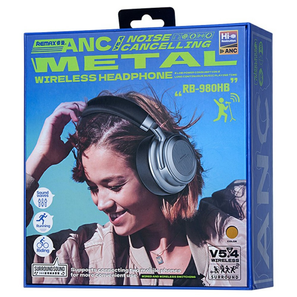 Ασύρματα Ακουστικά Bluetooth Over-Ear με Αυτονομία 70 Ώρες και Τεχνολογία Noise Cancelling - Remax Ασύρματα Ακουστικά Bluetooth Over-Ear με Αυτονομία 70 Ώρες και Τεχνολογία Noise Cancelling - Remax