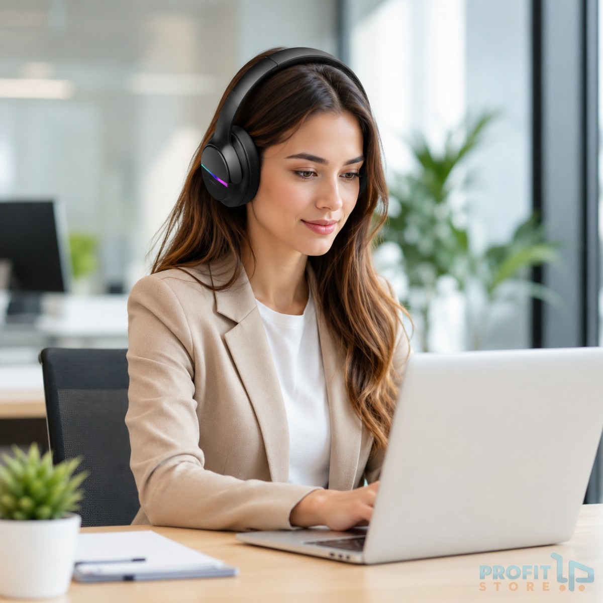 Ασύρματα Over-Ear Ακουστικά Bluetooth 5.3 με Ενσωματωμένο Μικρόφωνο και Φωτισμό Ασύρματα Over-Ear Ακουστικά Bluetooth 5.3 με Ενσωματωμένο Μικρόφωνο και Φωτισμό