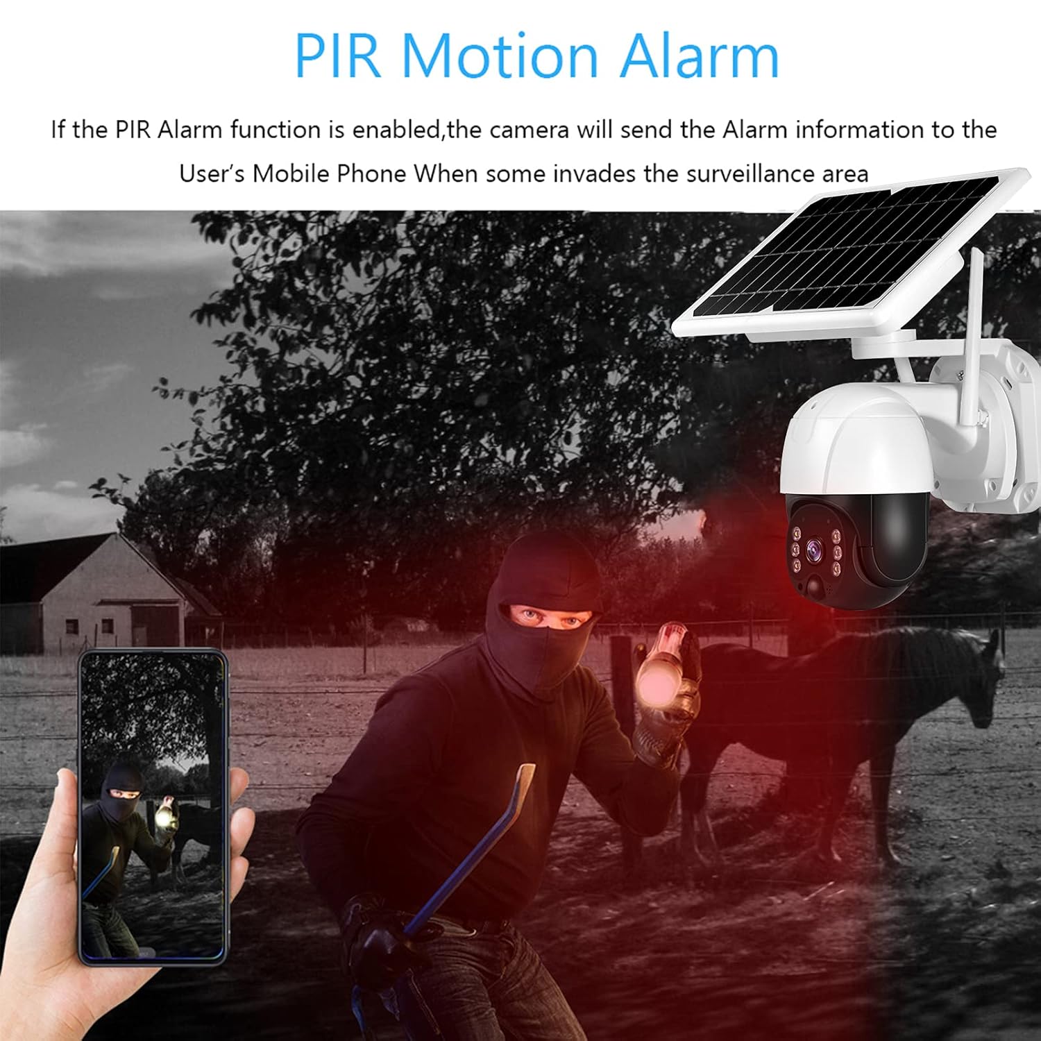 Ασύρματη Αδιάβροχη Κάμερα Παρακολούθησης Wi-Fi και 4G 1080p Full HD με Αμφίδρομη Επικοινωνία και Φακό 3,6mm - Jortan Ασύρματη Αδιάβροχη Κάμερα Παρακολούθησης Wi-Fi και 4G 1080p Full HD με Αμφίδρομη Επικοινωνία και Φακό 3,6mm - Jortan