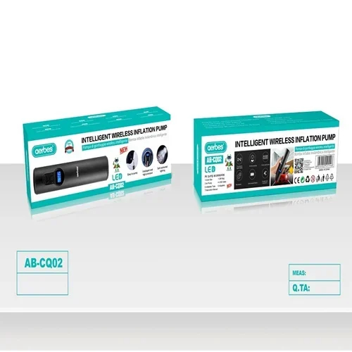 Ασύρματη επαναφορτιζόμενη τρόμπα αυτοκινήτου 6000mAh Aerbes μαύρη Ασύρματη επαναφορτιζόμενη τρόμπα αυτοκινήτου 6000mAh Aerbes μαύρη