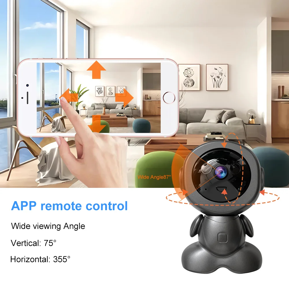 Ασύρματη Κάμερα WiFi 3MP Με Νυχτερινή Όραση Και Περιστροφή 355° Ασύρματη Κάμερα WiFi 3MP Με Νυχτερινή Όραση Και Περιστροφή 355°