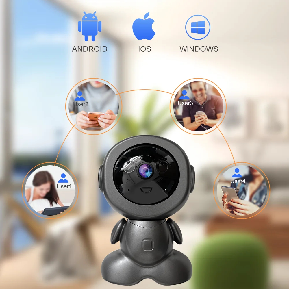 Ασύρματη Κάμερα WiFi 3MP Με Νυχτερινή Όραση Και Περιστροφή 355° Ασύρματη Κάμερα WiFi 3MP Με Νυχτερινή Όραση Και Περιστροφή 355°