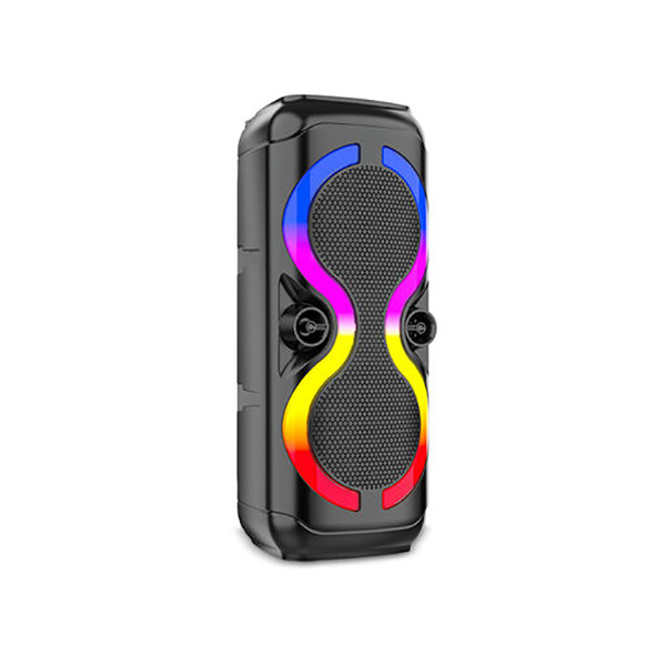 Ασύρματο Φορητό Ηχείο Bluetooth 20W με LED RGB Φωτισμό, Τηλεχειριστήριο & Μικρόφωνο Καραόκε Ασύρματο Φορητό Ηχείο Bluetooth 20W με LED RGB Φωτισμό, Τηλεχειριστήριο & Μικρόφωνο Καραόκε