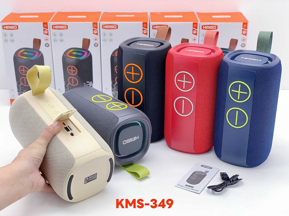 Ασύρματο Ηχείο Bluetooth KIMISO KMS-349 – Στερεοφωνικός Ήχος 10W & Φωτισμός RGB LED - Φορητό, Επαναφορτιζόμενο, Hands-Free Ασύρματο Ηχείο Bluetooth KIMISO KMS-349 – Στερεοφωνικός Ήχος 10W & Φωτισμός RGB LED - Φορητό, Επαναφορτιζόμενο, Hands-Free