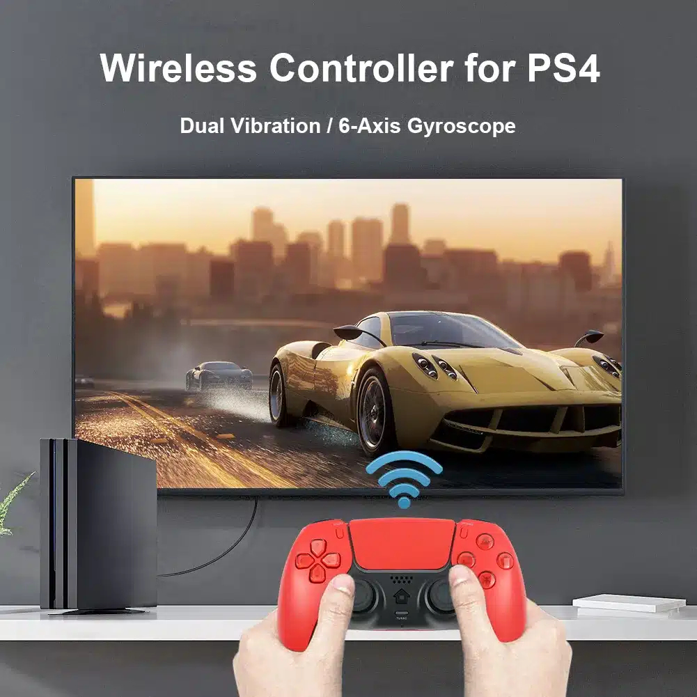 Ασύρματο Χειριστήριο για Κονσόλα PS4 σε Λευκό με Μαύρο Χρώμα Wireless P-5 BOROFONE Ασύρματο Χειριστήριο για Κονσόλα PS4 σε Λευκό με Μαύρο Χρώμα Wireless P-5 BOROFONE