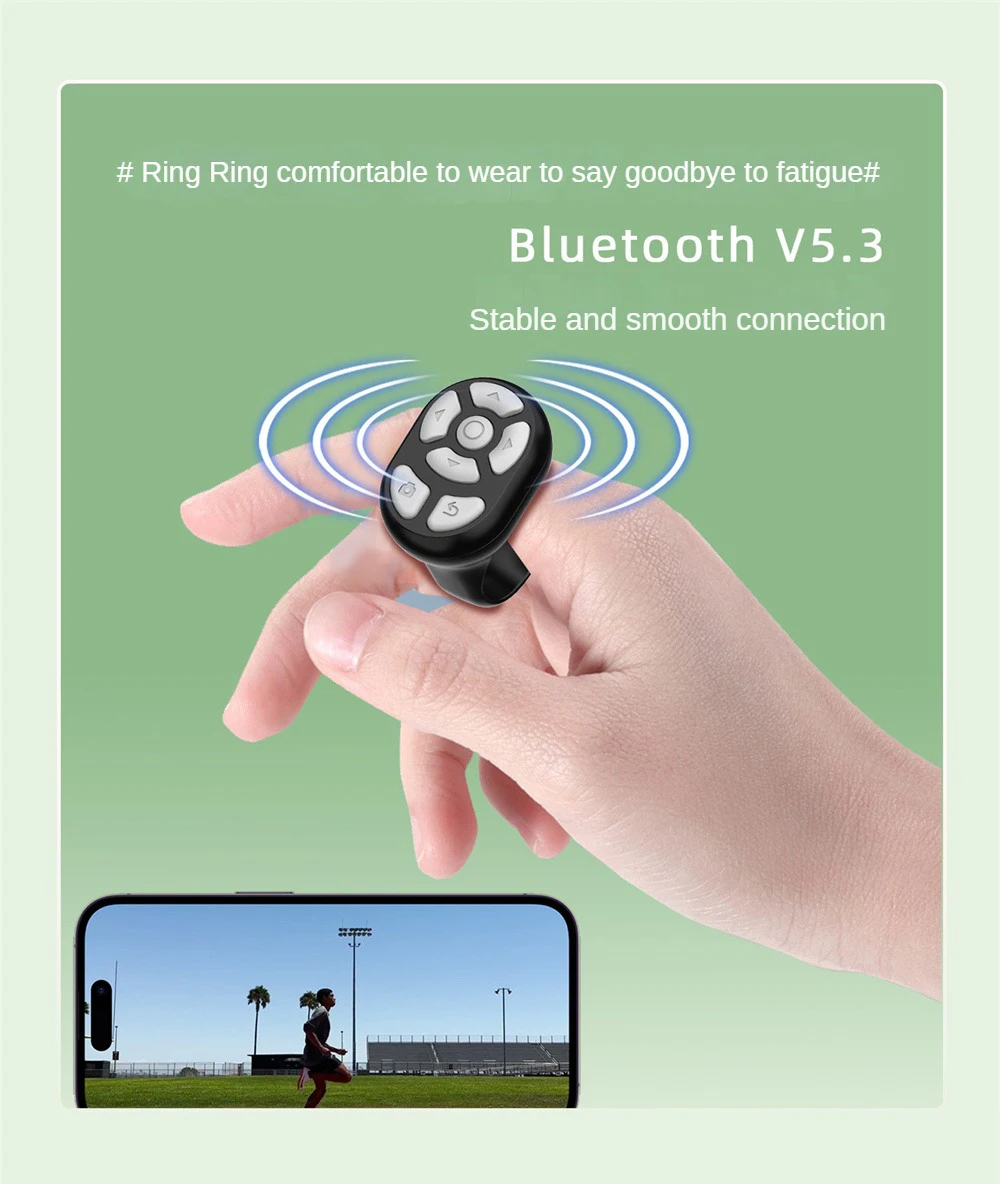 Ασύρματο Χειριστήριο-Δαχτυλίδι Bluetooth Κινητού για Απομακρυσμένη Διαχείριση Εφαρμογών, Selfie και Βίντεο Ασύρματο Χειριστήριο-Δαχτυλίδι Bluetooth Κινητού για Απομακρυσμένη Διαχείριση Εφαρμογών, Selfie και Βίντεο