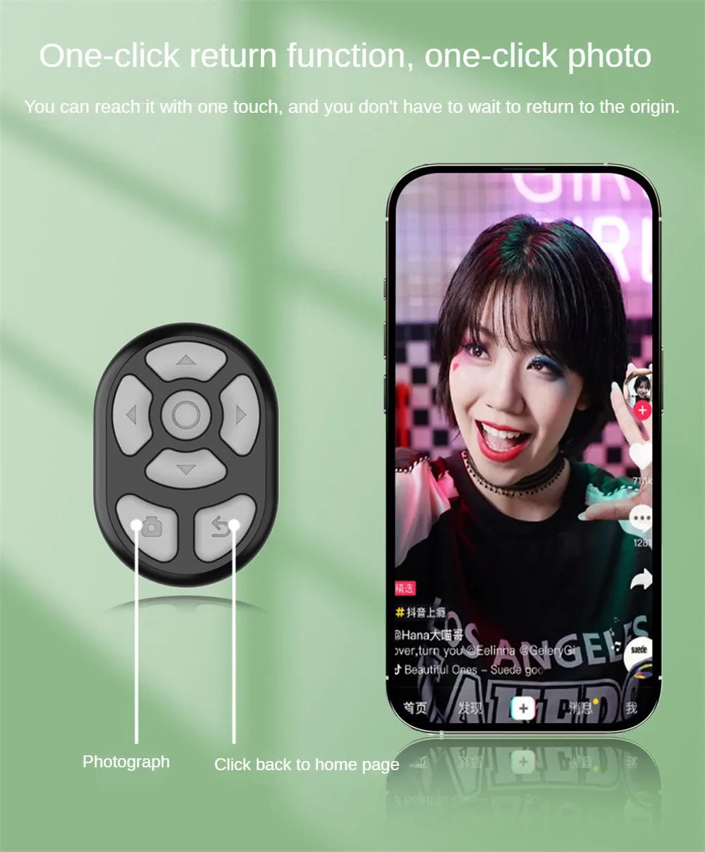 Ασύρματο Χειριστήριο-Δαχτυλίδι Bluetooth Κινητού για Απομακρυσμένη Διαχείριση Εφαρμογών, Selfie και Βίντεο Ασύρματο Χειριστήριο-Δαχτυλίδι Bluetooth Κινητού για Απομακρυσμένη Διαχείριση Εφαρμογών, Selfie και Βίντεο
