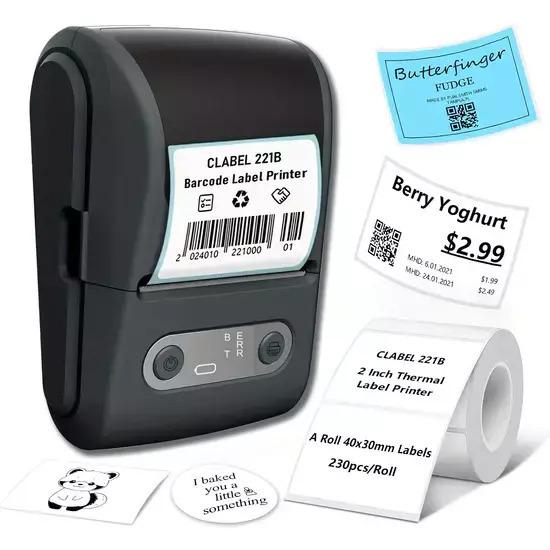 Ασύρματος Θερμικός Εκτυπωτής Ετικετών Bluetooth Mini Φορητός USB Ασύρματος Θερμικός Εκτυπωτής Ετικετών Bluetooth Mini Φορητός USB