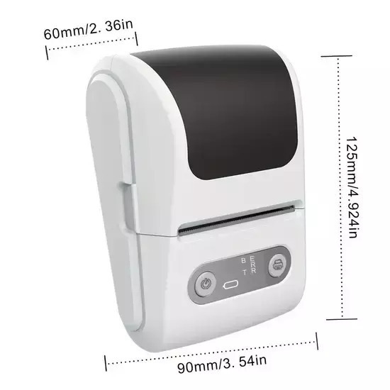 Ασύρματος Θερμικός Εκτυπωτής Ετικετών Bluetooth Mini Φορητός USB Ασύρματος Θερμικός Εκτυπωτής Ετικετών Bluetooth Mini Φορητός USB