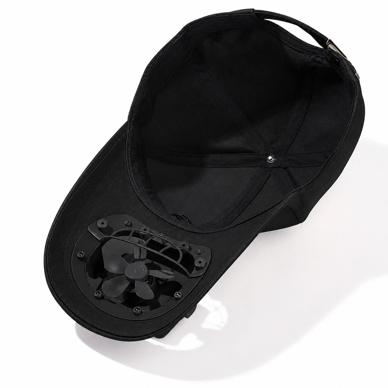 Aθλητικό Καπέλο Τύπου Jockey USB με Ανεμιστηράκι και Ηλιακό Πάνελ