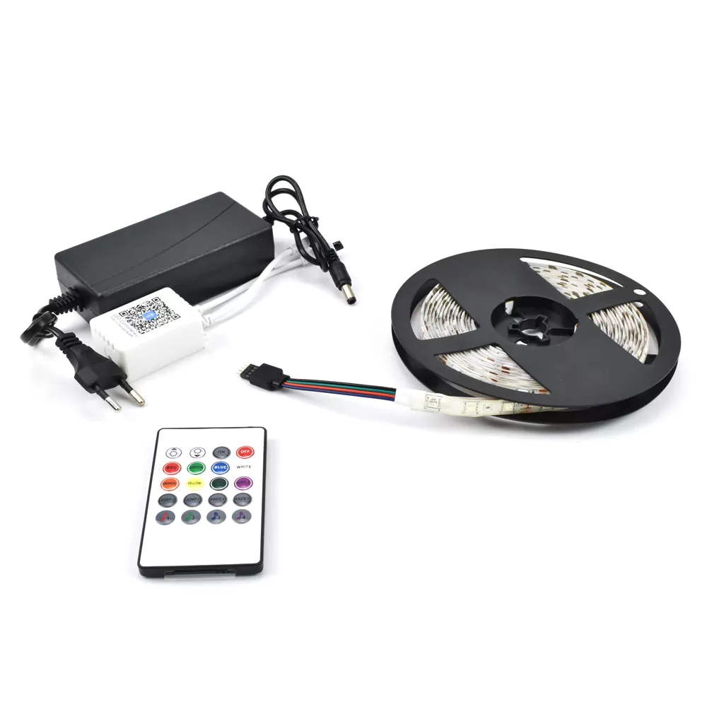 Αυτοκόλλητη Διακοσμητική Ταινία LED RGB 5m με Ηχητική Λειτουργία, Bluetooth & Τηλεχειριστήριο Andowl Αυτοκόλλητη Διακοσμητική Ταινία LED RGB 5m με Ηχητική Λειτουργία, Bluetooth & Τηλεχειριστήριο Andowl